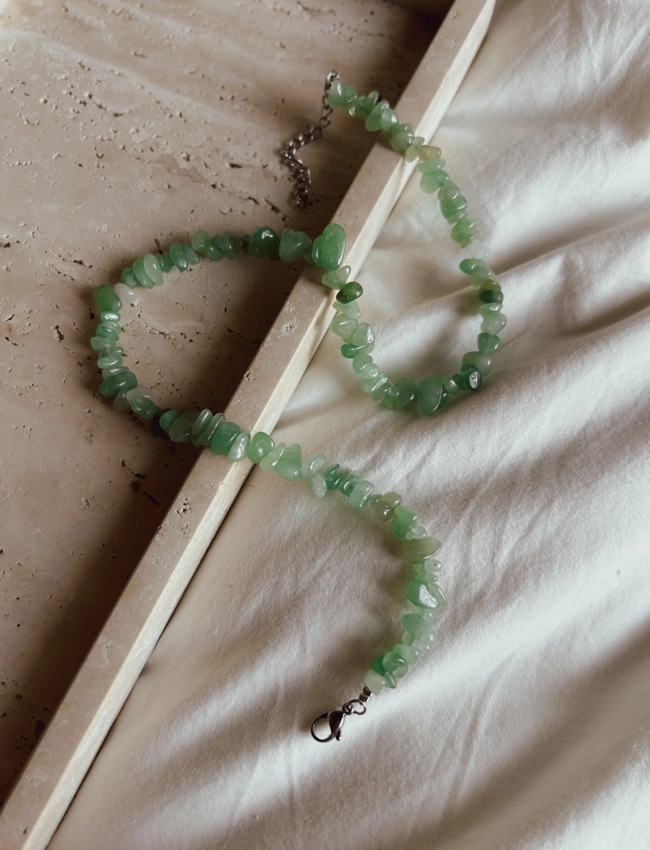 collana Chips Nic - Avventurina Verde